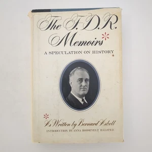 The FDR Memoirs Great Depression Roosevelt Hardcover Book Bernard Asbell 1973 - Picture 1 of 24