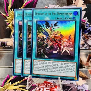 3x Yugioh Playset Disciples of the True Dracophoenix BLMM-EN169 Ultra Rare NM - Picture 1 of 1