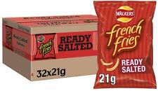 Walkers French Fries Ready Salted 32 x 21g Full Box