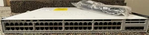 Genuine CISCO Catalyst C9200L-48P-4X-E PoE+ Network Switch 48 port + 1 Ps Tested - Picture 1 of 1