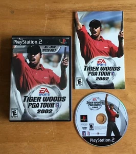 Videojuego de golf Tiger Woods PGA Tour 2002 PlayStation 2 PS2 CIB completo probado - Imagen 1 de 3