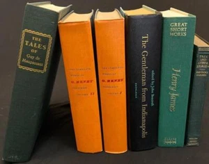 Vintage Hardcover Short Stories Books Decorator Tarkington O'Henry Dreiser 1918 - Foto 1 di 2