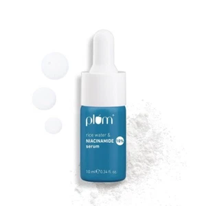 Plum 10% Niacinamide Face Serum | with Rice Water & Squalane| Brightens Skin - Picture 1 of 8