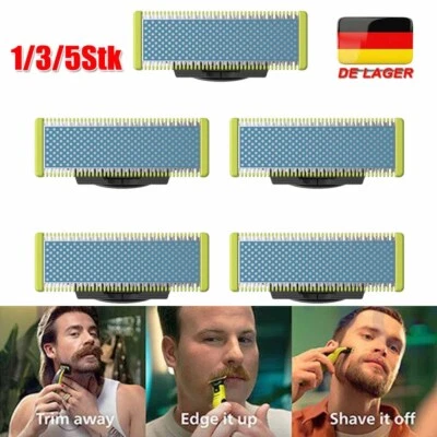 MARKENLOS 5x One Blade Klinge Ersatzklingen Rasierer Ersatz Zubehör Für Philips Eilversand
