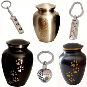 Memorial Pet Human Urn Cremation Dog or Cat Paw Engravable - Picture 1 of 19