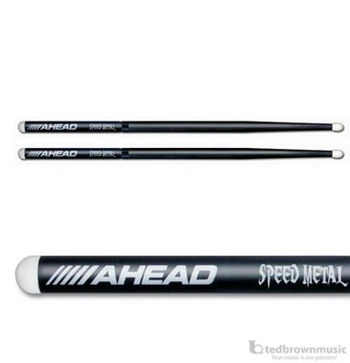 Ahead Drumsticks - JJ1 Speed Metal Aluminum Drum Sticks - Nylon Tip - 1 Pair  - Image 1 of 2
