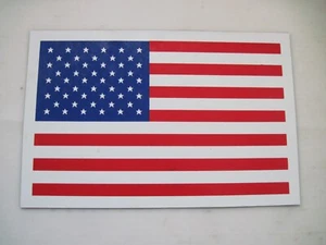 Calcomanía patriótica grande con imán de automóvil bandera estadounidense tamaño 12x8 pulgadas - Imagen 1 de 8