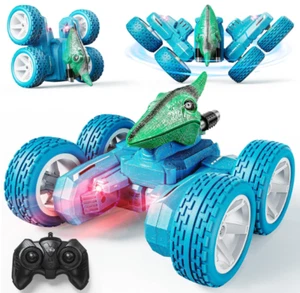 Dinosaur Remote Control Car for Kids 4WD Off-Road RC Vehicle Fast Rechargeable - Picture 1 of 6