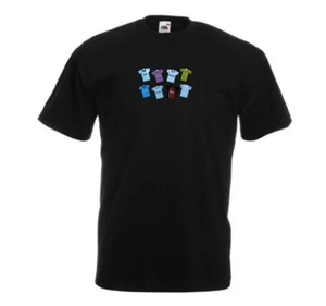 City Retro Kits schwarzes T-Shirt Erwachsene T-Shirt Manchester usw. tolles Geschenk - Bild 1 von 1