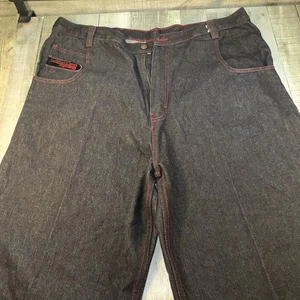 Hombre Vintage Brooklyn Express Y2K 90S Pierna Extra Ancha Suelta 42 X 32 - Imagen 1 de 5
