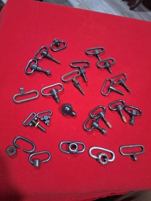Sling Swivel Assortment Box Lot Browning Winchester Remington Mossberg Savage  - Image 1 of 4