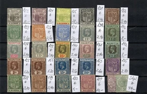 MAURITIUS (Brit.) - ex Mi.Nr. 123/184 + Stpl. kleine Partie m. Falz - Bild 1 von 1