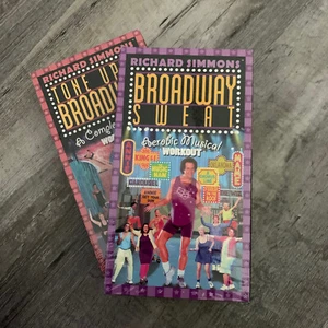 RICHARD SIMMONS Tone Up On Broadway Sweat Aerobic VHS Set of 2 NEW SEALED - Picture 1 of 6
