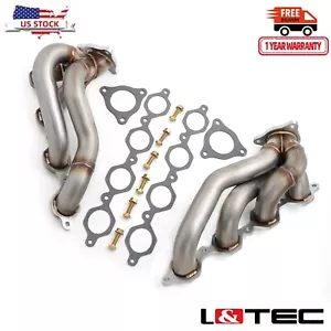 L&TEC Shorty Headers for 14-18 Chevy Silverado GMC Sierra 1500 5.3L V8 409SS - Bild 1 von 8