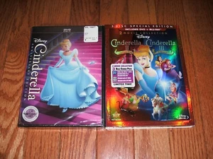 Brand New Sealed. Disney's Cinderella trilogy on DVD. I, II and III. - Foto 1 di 1