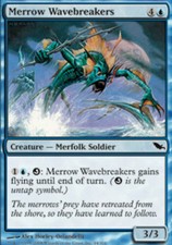 4x Merrow Wavebreakers MTG Shadowmoor NM Magic Regular