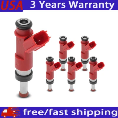 Injetores de combustível 6 peças FJ763 para Lexus ES350 3.5L V6 2007 2008 2009 2010 2011 2012 - Imagem 1 de 4