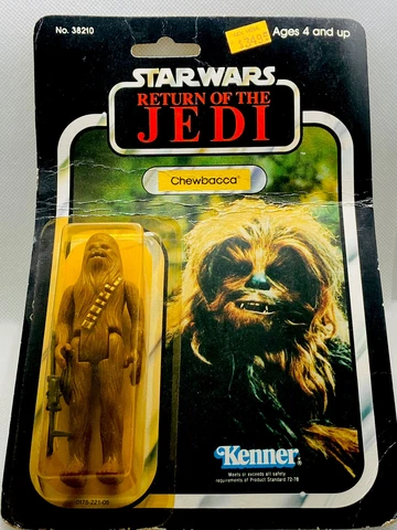 1983 Kenner - Star Wars - Return of the Jedi - Chewbacca - 77-Back - Model 38210 Cover