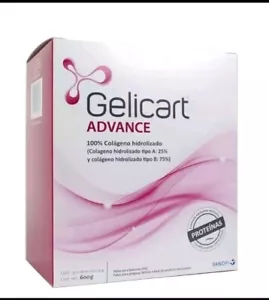 Gelicart ADVANCE Hydrolized Collagen 30-20gr Sachets NUTRITIONAL SUPPLEMENT - Picture 1 of 4