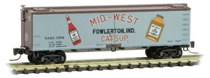 Micro-Trains MTL Z-Scale 40ft Wood Reefer Farm-to-Ta​ble #8 Midwest Catsup #4722 - Picture 1 of 1