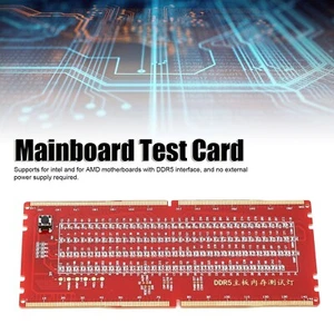 DDR5 Desktop Mainboard Test Card Memory Slot Tester Board with LED Light - Afbeelding 1 van 12