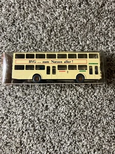 Wiking HO 1/87 MAN SD 200 Berlin Bus "BVG zum Nutzen aller!" MPN 730 - Picture 1 of 7