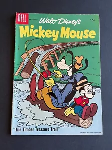 Mickey Mouse #58 - The Timber Treasure Trail (Dell, 1958) VG/Fine - Picture 1 of 3