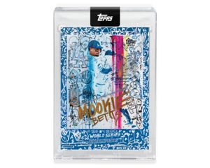 2020 Topps X Gregory Siff Card 1 - Mookie Betts world series - Photo 1 sur 2