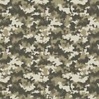 100% Cotton Digital Fabric Camouflage Jungle Desert Arctic Urban 140cm Wide