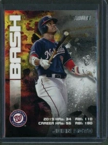 Topps Stadium Club Juan Soto 2020 inserto de golpes y quemaduras #BAB-6 Nationals - Imagen 1 de 2