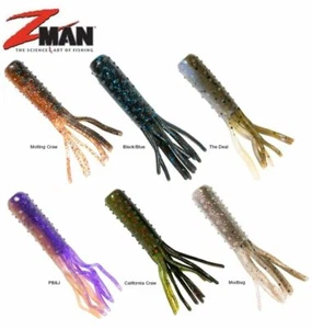 Z-man TRD TubeZ. 2,75" 6 piezas. Plataforma Ned, tiro drop, ElaZtech Carolina, plataforma Texas - Imagen 1 de 6