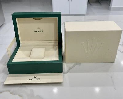 Authentic NEW STYLE ROLEX Watch Box Medium Submariner Datejust Daytona Explorer - Image 1 of 4