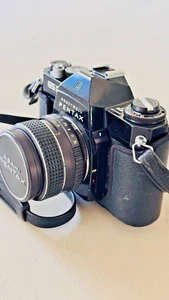 Honeywell Pentax ES II w/ 50mm 1.4 Lens | Strobonar 100 Flash - Picture 1 of 8