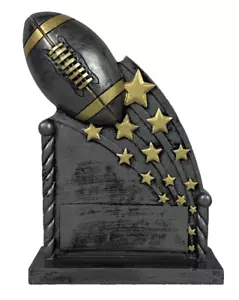 FUSSBALL Trophäe Harz Award Silber Bronze Marco Plakette RFT3207 (T) - Bild 1 von 4