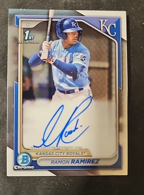 2024 Bowman - Chrome Prospect Autographs Ramon Ramirez #CPA-RRZ (AU) - Image 1 of 2