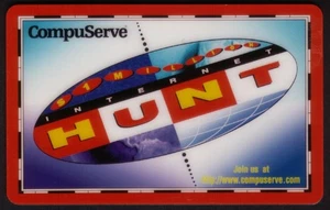 10u CompuServe $1 Million Internet Jagd Telefonkarte - Bild 1 von 1