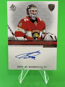 2020-21 UD SP Authentic Sign Of The Times 2010's ST10-SB Sergei Bobrovsky Auto! - Picture 1 of 15