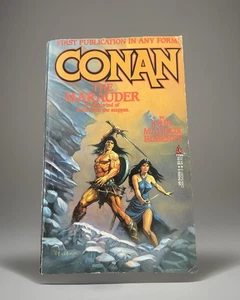 CONAN THE MARAUDER - John Maddox Roberts (1988) TOR paperback 1st Printing - Picture 1 of 6