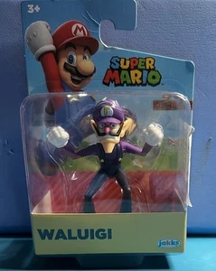 NEW Super Mario WALUIGI Mini-Figure Jakks Pacific 42133 World of Nintendo 2.5" - Picture 1 of 1
