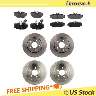 Front Rear Brake Pads and Rotors Kit for Land Rover Range Rover 4.0L 1995-2000 - Image 1 of 4