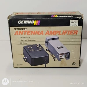 Vintage Gemini zewnętrzny wzmacniacz antenowy stalówka ok. 1994 - Zdjęcie 1 z 3