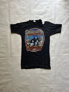 DRY ROT Vintage 70s Aerosmith T Shirt Night of the Ruts Band Shirt DRY ROT read - Picture 1 of 8
