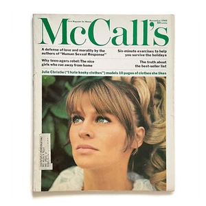 1966 McCall's Magazin • Julie Christie • Damen • Lifestyle • Mode • Home - Bild 1 von 6
