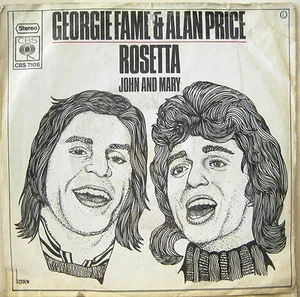 GEORGE FAME-ALAN PRICE "ROSETTA" rare 7' Holland - Picture 1 of 1