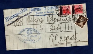 MANOSCRITTI DA CINGOLI PER MACERATA DEL 1946 - Foto 1 di 2