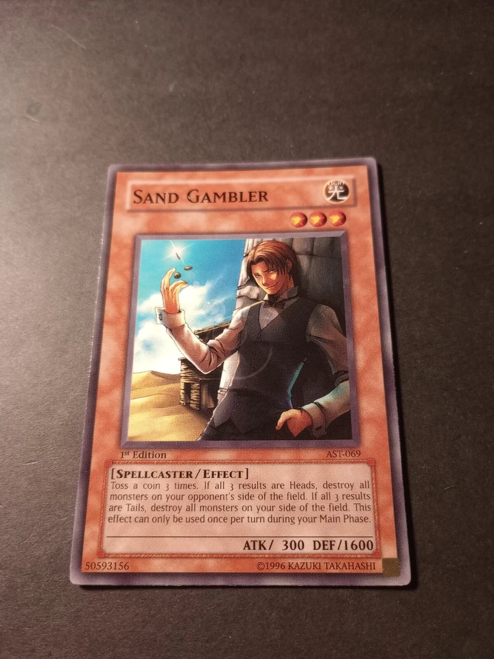 Yu-Gi-Oh! Sand Gambler 1st Edition Common Card AST-069 LP - Image 1 of 1