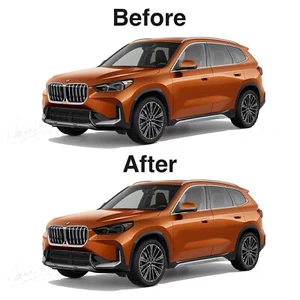 X1 25-23 Headlight & Fog Light Smoke Precut Vinyl Tint Overlay - Picture 1 of 7