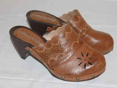 Sabots  NOTHING ELSE Cuir Synthétique Marron T 38 BE - Photo 1/4