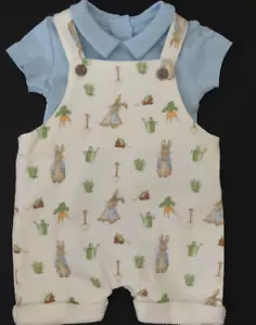 Salopette bambino Peter Rabbit set 2 pezzi - Foto 1 di 2
