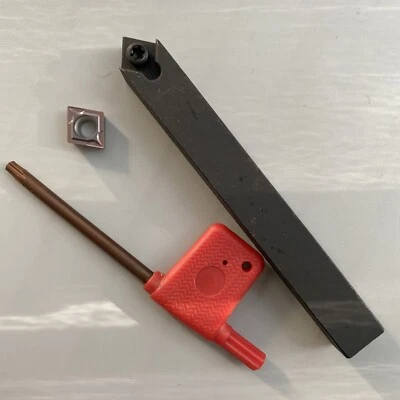 GBJ-CNC 12mm SCMCN1212H09 + CCMT09T304 External turning holder carbide insert 50 degrees